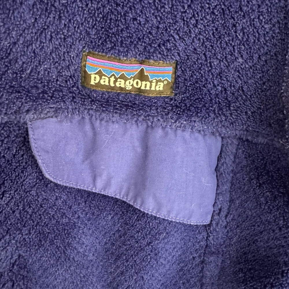 Patagonia Women’s Retool Full Zip Fleece Jacket Blue Size S Outerwear - Picture 3 of 5